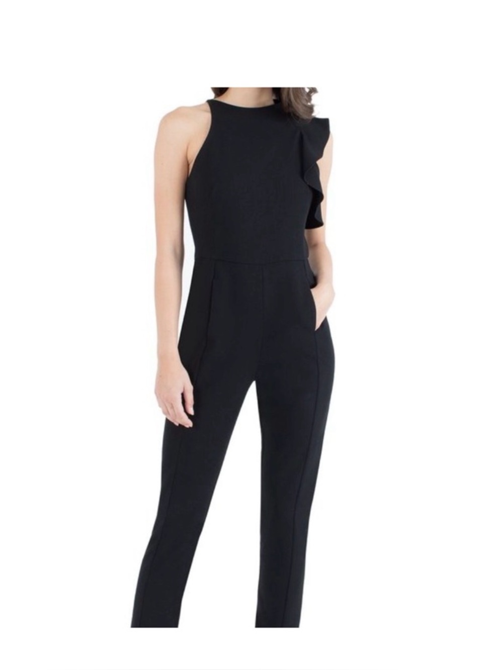Black Halo Pabla black Jumpsuit 2 - Picture 2 of 10
